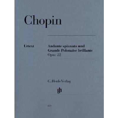 9790201806310 - G Henle Urtext-Ausgabe   Frédéric Chopin - Andante spianato und Grande Polonaise brillante Es-dur op 22 - Frédéric Chopin - Andante spianato und Grande Polonaise brillante Es-dur op 22 Kartoniert (TB)