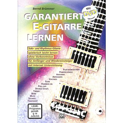 9783933136534 - Garantiert E-Gitarre lernen   Garantiert E-Gitarre lernen m DVD - Bernd Brümmer Kartoniert (TB)