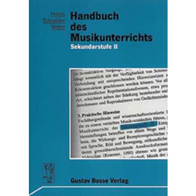 9783764926731 - Handbuch des Musikunterrichts 3 - Sekundarstufe 2