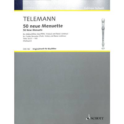 9790001120500 - 50 neue Menuette TW 3451-100