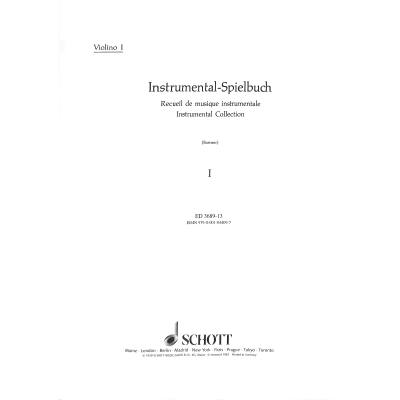 9790001044097 - Instrumental Spielbuch 1