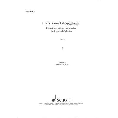 9790001044103 - Instrumental Spielbuch 1