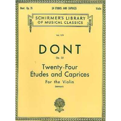 0073999580808 - 24 Etudes + Caprices op 35