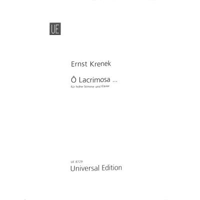 0803452003892 - O lacrymosa op 48 | 3 Gedichte von R M Rilke 0803452003892 - O lacrymosa op 48 | 3 Gedichte von R M Rilke