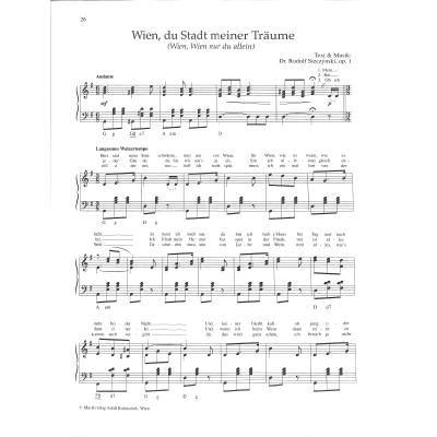 Exclusiv Akkordeon Noten : Wiener Lieder leichte Mittelstufe mittelschwer 