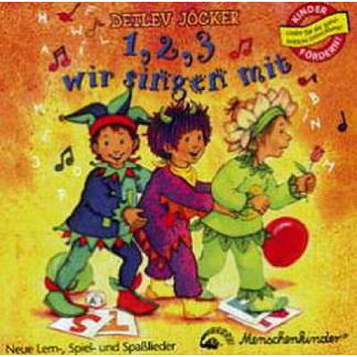 9783895161469 - Detlev Jöcker - GEBRAUCHT 1 2 3 wir singen mit Neue Lern- Spiel und Spasslieder - Preis vom 02062023 050629 h