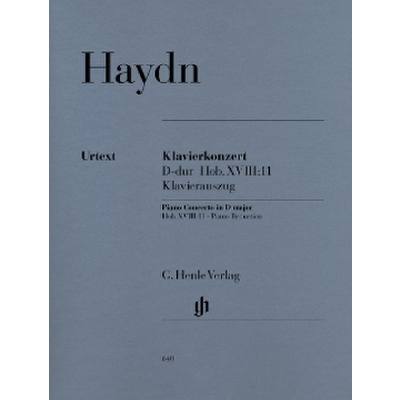 9790201806402 - Klavierkonzert (Cembalokonzert) D-Dur Hob XVIII11 Klavierauszug - Joseph - Klavierkonzert (Cembalo) D-dur Hob XVIII11 Haydn Kartoniert (TB)