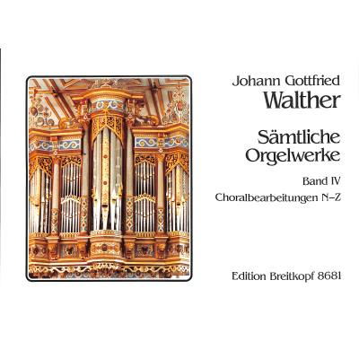 9790004180693 - Sämtliche Orgelwerke 4 Choralbearbeitungen 3 (N-Z)