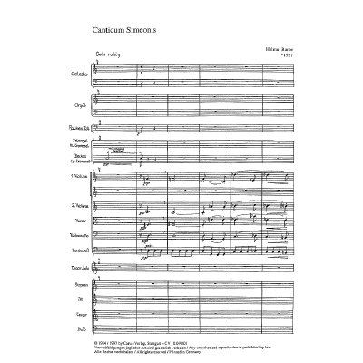 9790007017972 - Canticum simeonis nunc dimittis servum