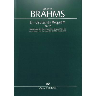 9790007037628 - Ein deutsches Requiem op 45