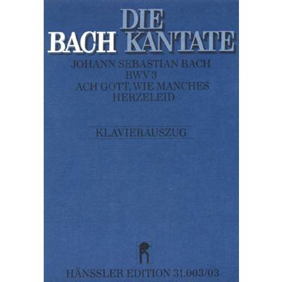 9790007041403 - Kantate 3 Ach Gott wie manches Herzeleid BWV 3
