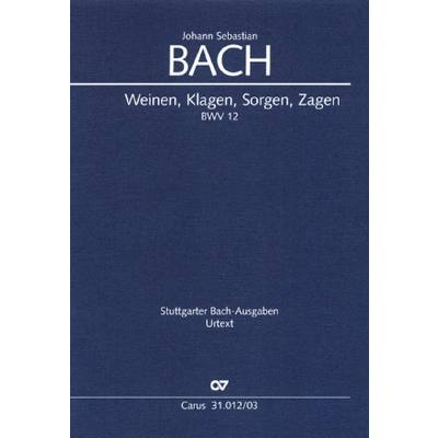 9790007088996 - Kantate 12 weinen klagen sorgen zagen BWV 12 9790007088996 - Kantate 12 weinen klagen sorgen zagen BWV 12