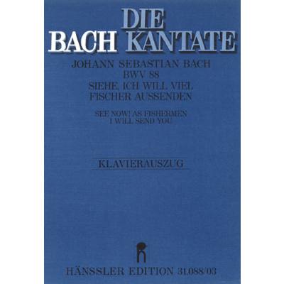 9790007046088 - Kantate 88 Siehe ich will viel Fischer aussenden BWV 88 9790007046088 - Kantate 88 Siehe ich will viel Fischer aussenden BWV 88