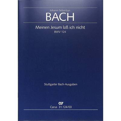 9790007097073 - Kantate 124 meinen Jesum lass ich nicht BWV 124