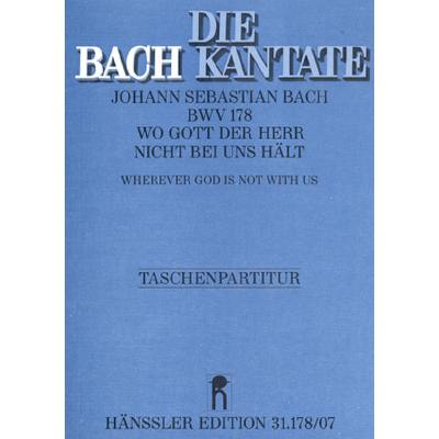 9790007049898 - Kantate 178 Wo Gott der Herr nicht bei uns hält BWV 178