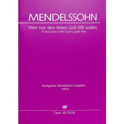 9790007086688 - Wer nur den lieben Gott läßt walten Choralkantate Klavierauszug - Felix Mendelssohn Bartholdy Kartoniert (TB)