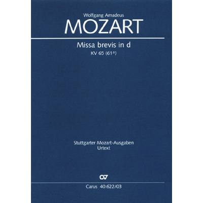 9790007084271 - Missa brevis in d (Klavierauszug) - Wolfgang Amadeus Mozart Kartoniert (TB)