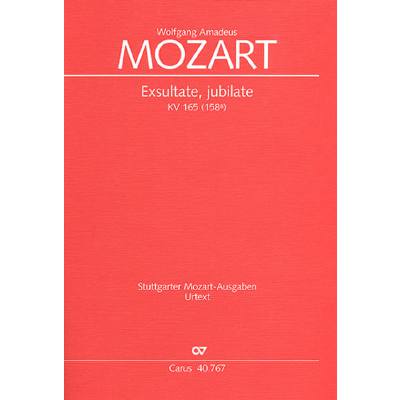 9790007084974 - Exsultate jubilate KV 165 9790007084974 - Exsultate jubilate KV 165
