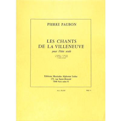 9790046252501 - Les chants de la villeneuve