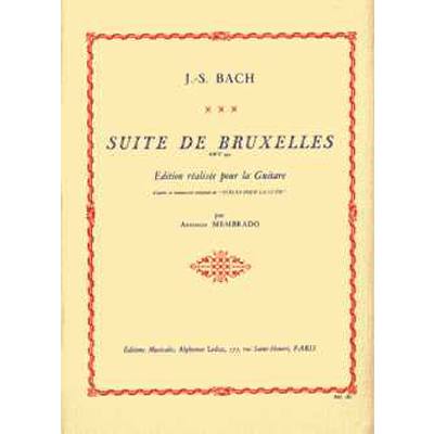 9790046258695 - Suite de Bruxelles BWV 995