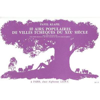 9790046259807 - 10 Airs populaires de villes tcheques du 19 siecle