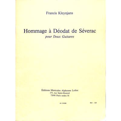 9790046288081 - Hommage a Deodat de Severac