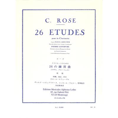 9790046246692 - 26 etudes dapres Mazas et Kreutzer