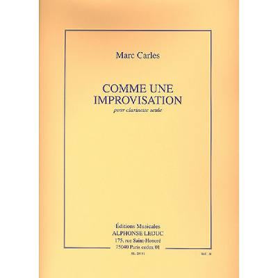9790046281815 - Comme une improvisation