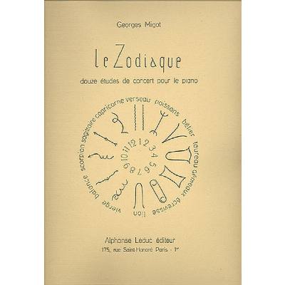 9790046181351 - Le zodiaque - 12 Etudes de concert