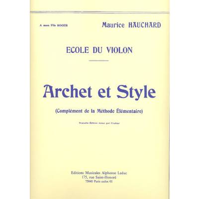 9790046210518 - Archet et style