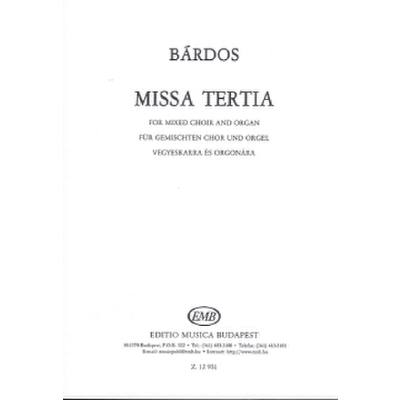 9790080129517 - Missa tertia