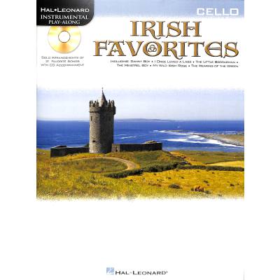 0884088510787 - Noten Cello IRISH FAVORITES incl CD zum Mitspielen HL 842498 Violoncello