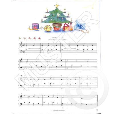 Spielbuch für Klavier von A vierhändig C-Instr Drabon mit vielfätigen Besetzungsmöglichkeiten : solo Tastenzauberei Weihnachtsmusizieren Gesang + herzförmiger Notenklammer Klavier 
