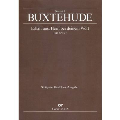 9790007091033 - Erhalt uns Herr bei deinem Wort BUXWV 27