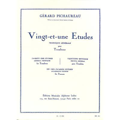 9790046228902 - 21 Etudes pour trombone
