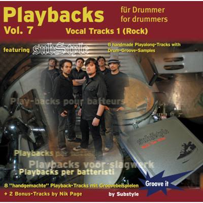 PLAYBACKS FUER DRUMMER 7 - VOCAL TRACKS 1 (ROCK)