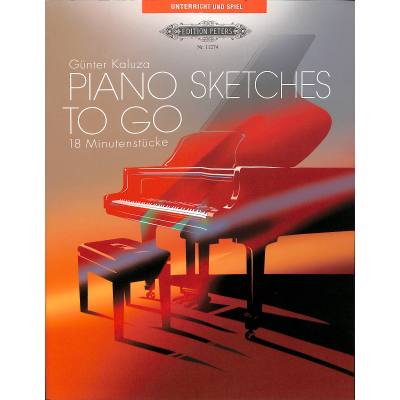 9790014109950 - Piano sketches to go - 18 Minutenstücke