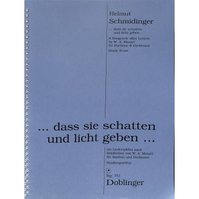 9790012197508 - Dass sie Schatten und Licht geben 9790012197508 - Dass sie Schatten und Licht geben