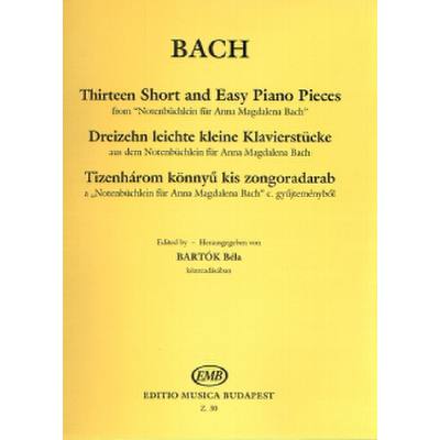 9790080000304 - Notenbüchlein für Anna Magdalena Bach