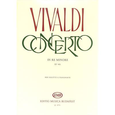 9790080037713 - Concerto D-Dur RV 481