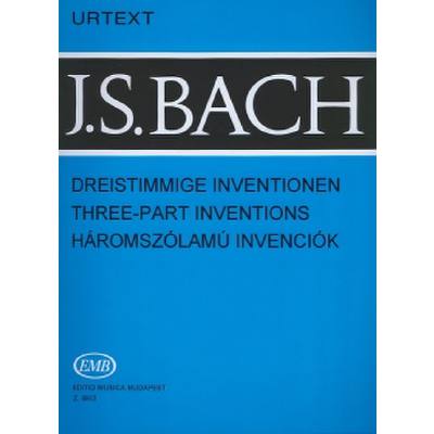 9790080069134 - Dreistimmige Inventionen (Sinfonien) BWV 787-801