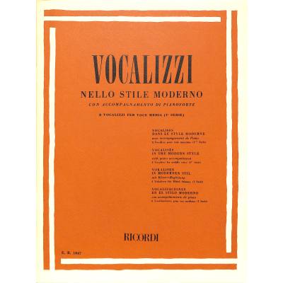 9790041810478 - Vocalizzi nello stile moderno - Serie 1 2