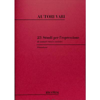 9790041342474 - 23 Studi per lesspressione diautori russi
