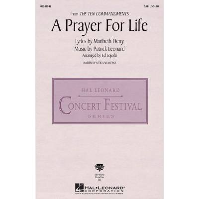 0073999653168 - A prayer for life (the 10 commandments) 0073999653168 - A prayer for life (the 10 commandments)