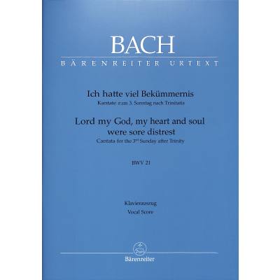 9790006538119 - Kantate 21 ich hatte viel Bekümmernis BWV 21 9790006538119 - Kantate 21 ich hatte viel Bekümmernis BWV 21
