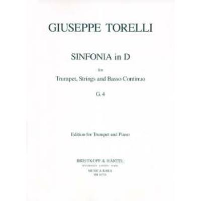 9790004483565 - SINFONIA IN D (G 4) - TRP STR BC 9790004483565 - SINFONIA IN D (G 4) - TRP STR BC