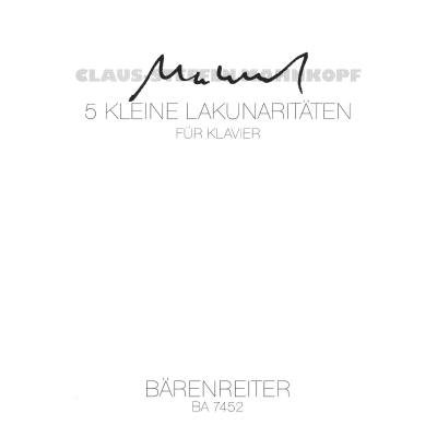 9790006504176 - 5 kleine Lakunaritäten