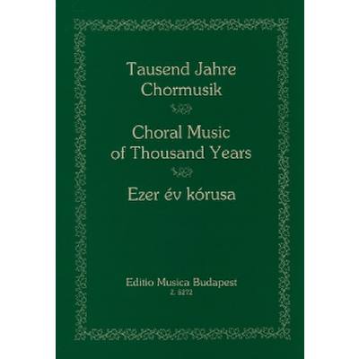 9790080052723 - 1000 Jahre europäische Chormusik