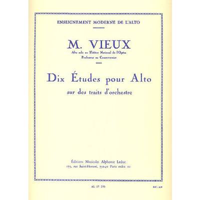 9790046172700 - 10 Etudes sur des traits dorchestre 9790046172700 - 10 Etudes sur des traits dorchestre