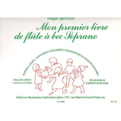 9790046254598 - Mon premier livre de flute a bec soprano 9790046254598 - Mon premier livre de flute a bec soprano